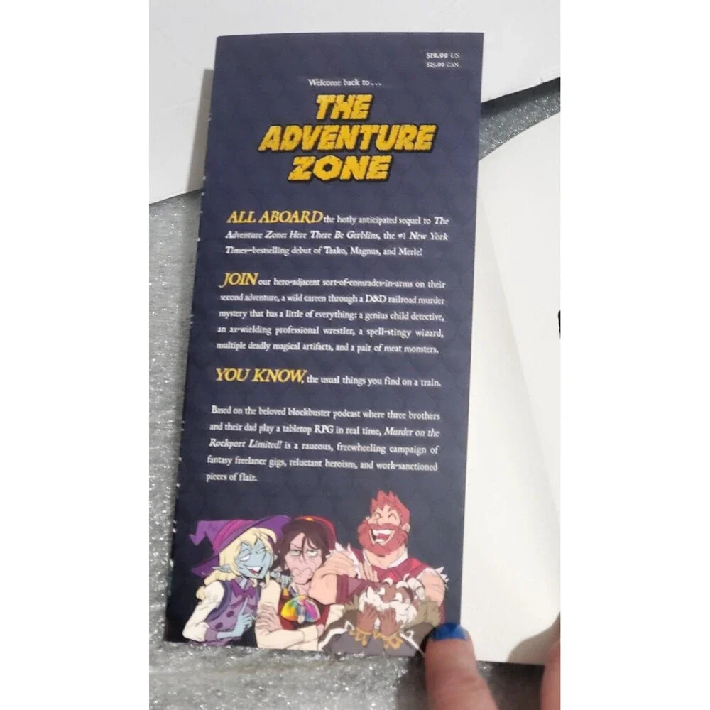 The Adventure Zone (Vol 1+2) Here There Be Gerblins, Murder Rockport Graphic Nov